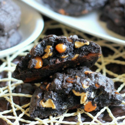 Loaded Dark Chocolate Cookies