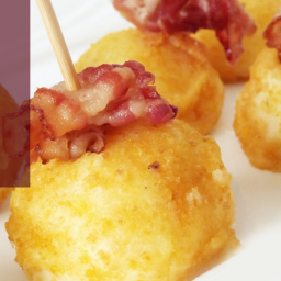 Loaded Mashed Potato Balls are perfect with White Wines