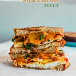 Loaded Mexican Egg and Cheese Melt