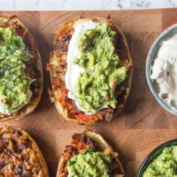 Loaded Mexican-Style Potato Skins