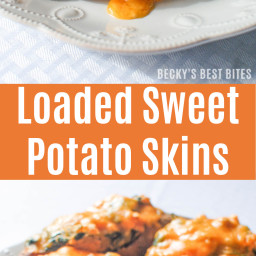 Loaded Sweet Potato Skins