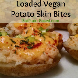 Loaded Vegan Potato Bites