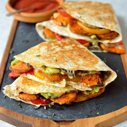 Loaded Veggie Quesadillas