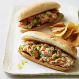 Lobster-Roll-Style Salmon Sandwiches