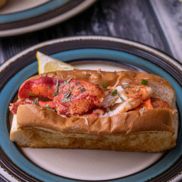 Lobster rolls with Brown butter