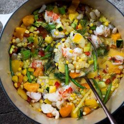 Lobster Succotash