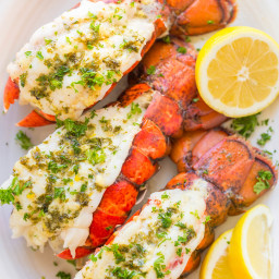 Lobster Tails Recipe with Garlic Lemon Butter