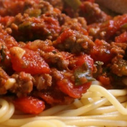 Lots O'Veggies Sausage Spaghetti Sauce Recipe