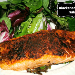 Love That Heat! Blackened Salmon Salad