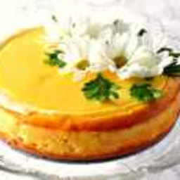 Lovely Lemon Cheesecake with Lemon Curd Topping #SummerDessertWeek