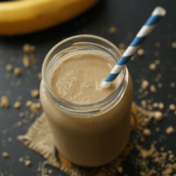 Low Calorie Peanut Butter Banana Smoothie