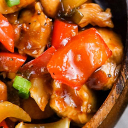 Low Carb and Paleo Kung Pao Chicken