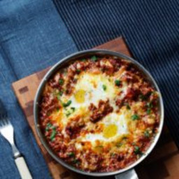 Low-carb baked eggs