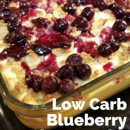 Low Carb Blueberry Cheesecake