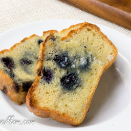 Low Carb Blueberry English Muffin Bread Loaf