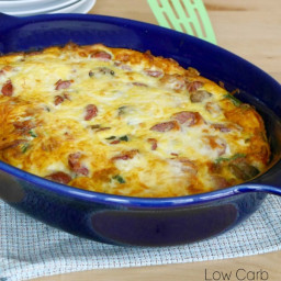 Low Carb Breakfast Casserole with Sausage