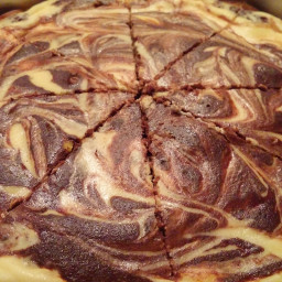 Low Carb Brownie Swirl Cheesecake