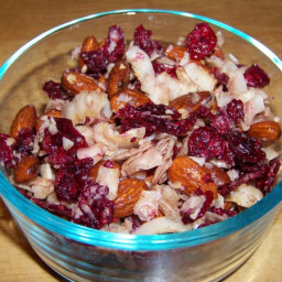 Low Carb Candied Cranberry Nut Snack Mix