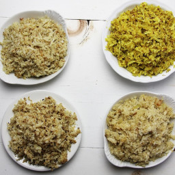 Low-carb Cauliflower Rice, in Four Variations