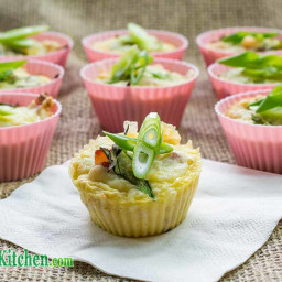 Low Carb Cheese and Bacon Egg Muffins