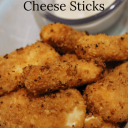 Low Carb Cheese Sticks Air Fried or Oven Baked