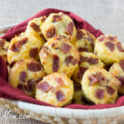 Low Carb Cheesy Bacon (Fat Head) Biscuits