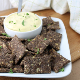 Low Carb Chia Seed Crackers
