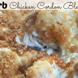 Low Carb Chicken Cordon Bleu Casserole