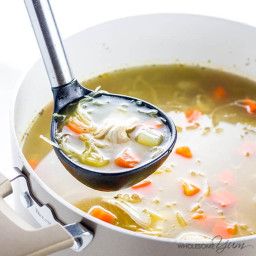 Low Carb Chicken Soup Recipe (Paleo, Gluten-free)