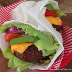 Low-Carb Chipotle Cheeseburger Lettuce Wrap