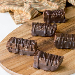 Low Carb Chocolate Fudge Protein Bars (Nut Free)