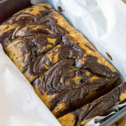 Low Carb Chocolate Peanut Butter Loaf