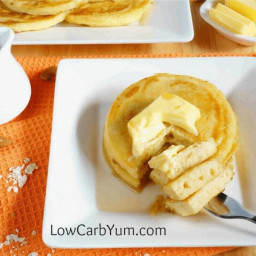 Low Carb Coconut Flour Pancakes