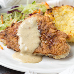 Low Carb Country Fried Steak