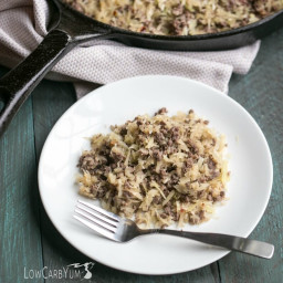 Low Carb Crack Slaw with Beef and Cabbage