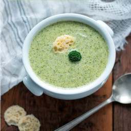 Low Carb Cream of Broccoli & Cheddar Soup
