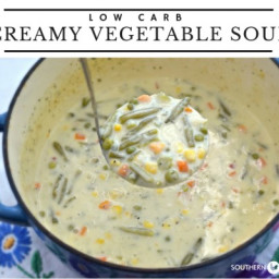Low Carb Creamy Vegetable Soup