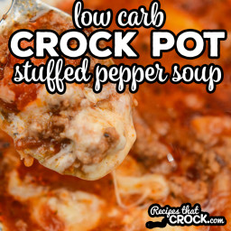 Low Carb Crock Pot Stuffed Pepper Soup