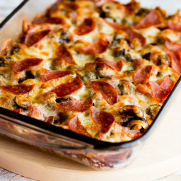Low-Carb Deconstructed Pizza Casserole
