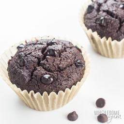 Low Carb Double Chocolate Protein Muffins Recipe