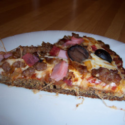Low Carb Flax Pizza Crust