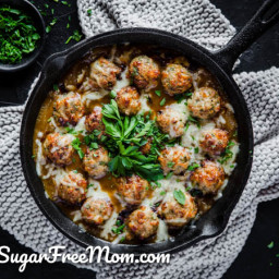 Low-Carb French Onion Meatballs