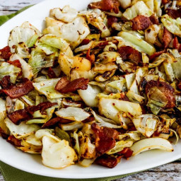 Low-Carb Fried Cabbage with Bacon (Video)