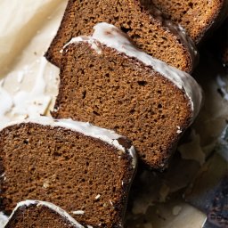 Low Carb Gingerbread Loaf (with molasses!) 