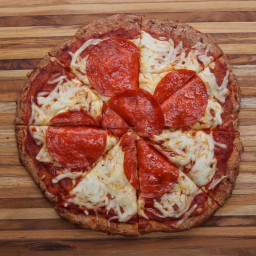 Low-Carb Gluten-Free Cheese Bread Pizza Crust Recipe by Tasty