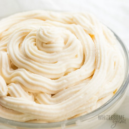 Low Carb Keto Cream Cheese Frosting without Powdered Sugar