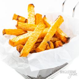 Low Carb Keto French Fries Recipe (Rutabaga Fries)