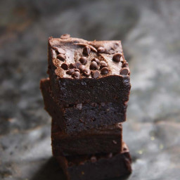 Low-Carb Keto Fudgy Double Chocolate Brownies Recipe