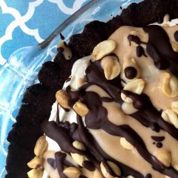 Low Carb Keto Snickers Pie