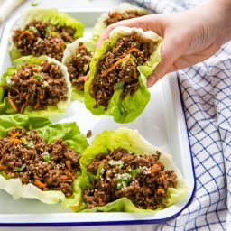 Low Carb Korean Beef Lettuce Wraps